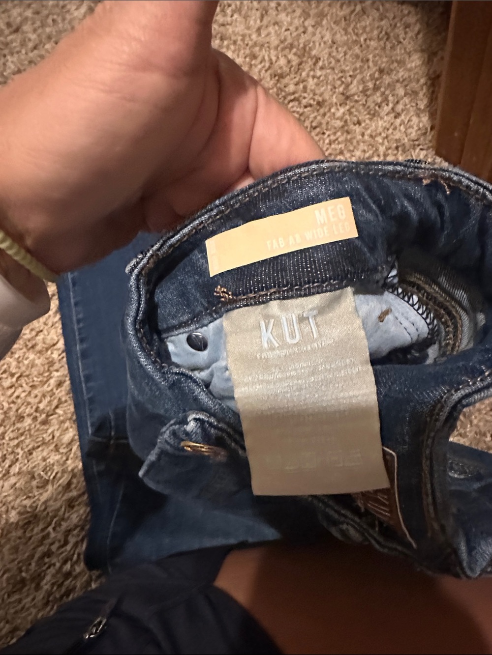 Kut from the Kloth Dark Blue Straight Leg Jeans - Picture 2 of 5